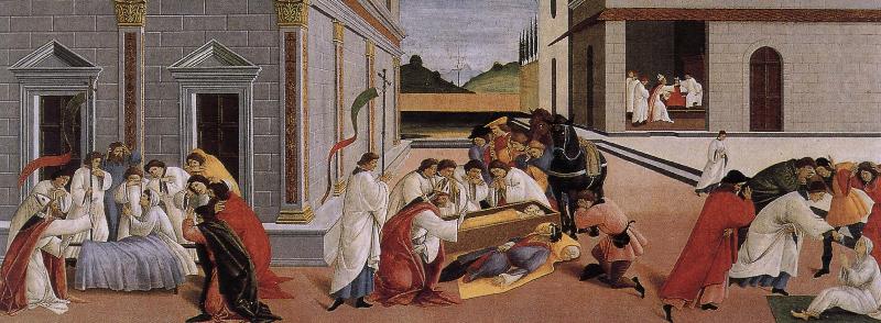 Sandro Botticelli Nobilo St. Maas three miracles china oil painting image